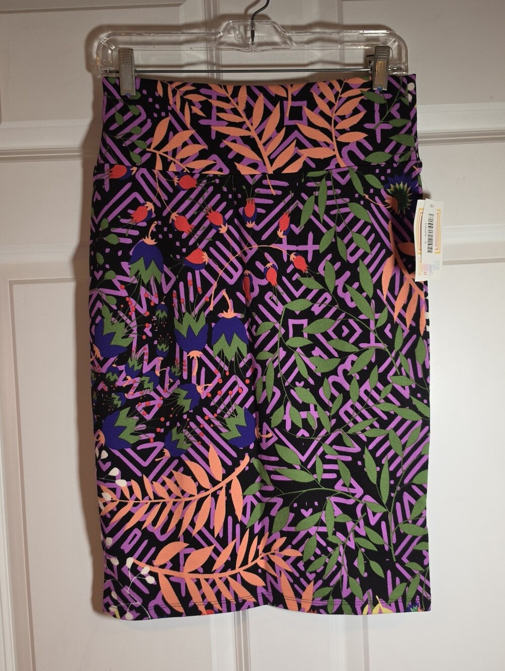 NWT Lularoe Cassie Colorful Floral Pencil Skirt S